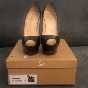Christian Louboutin LADY PEEP 150 PATENT CALF